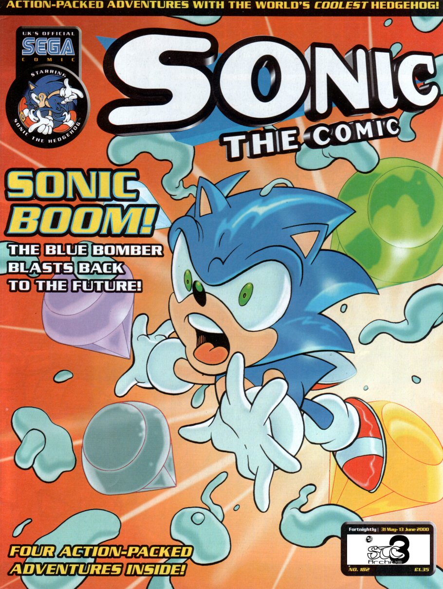 Sonic - The Comic Issue No. 182 Cover Page